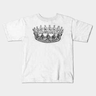 Crown Illustration Kids T-Shirt